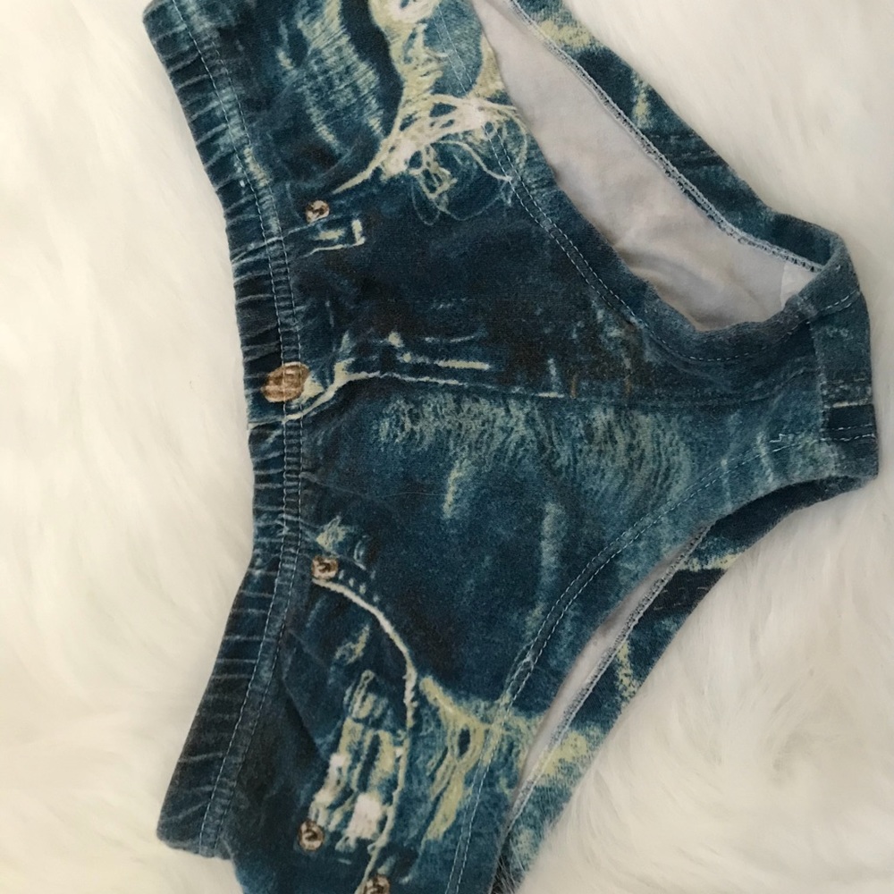 Faux Denim Lingerie